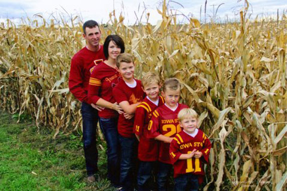 Jill and Kevin Weber family