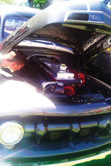 1950s Ford F-3 Hall-Scott engine