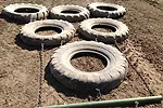 Homemade tire drag