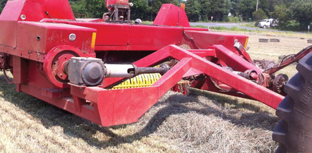 double barrel baler