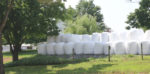 Wrapped round bales