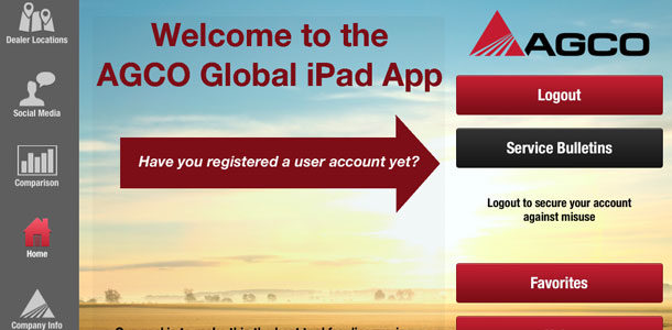 AGCO iPad app