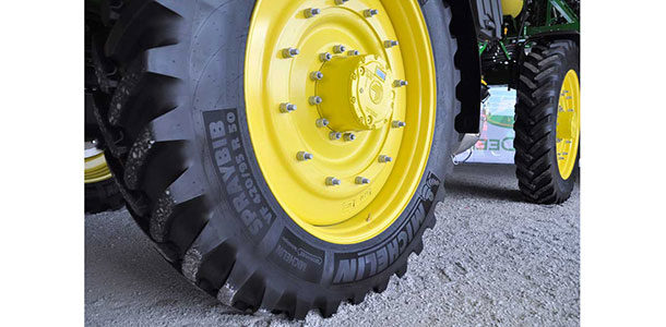 Michelin's new 50-inch SprayBib tire