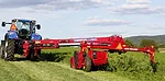 center-pivot Discbine mower-conditioner