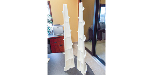 3-D printed auger