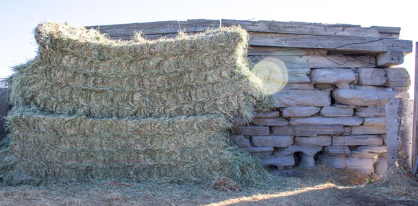 hay bales