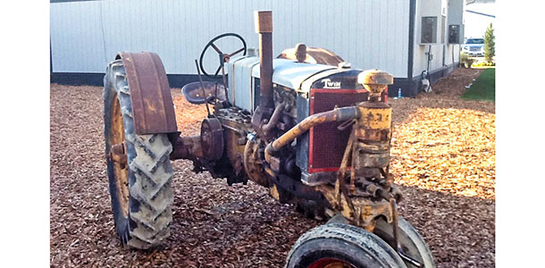 old tractor