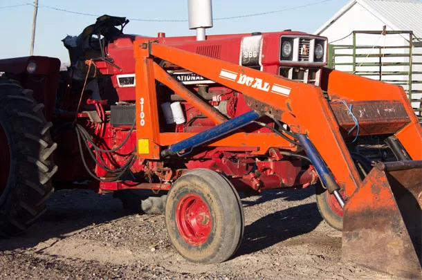 red tractor