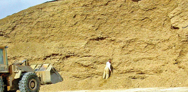 standing to close to silage face