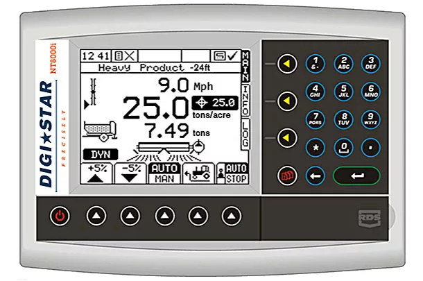 NT 8000i rate control system for manure spreaders