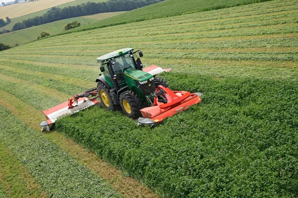 Kuhn FC triple mower-conditioner combination