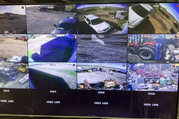 Security computer monitor