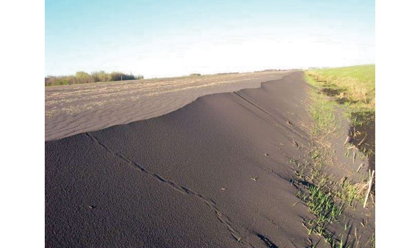 North Dakota continues to lose topsoil up to the present day