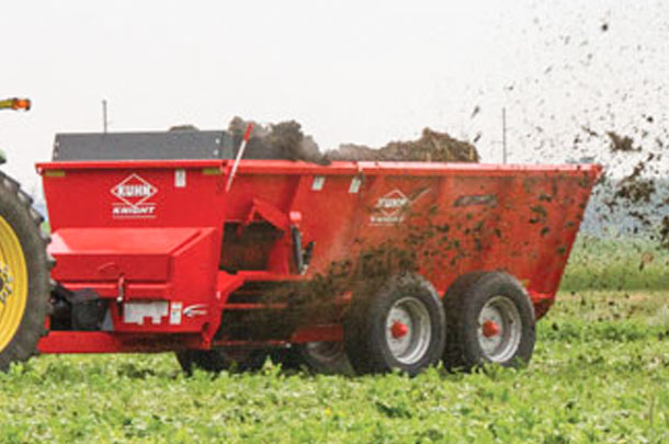 Kuhn manure spreader