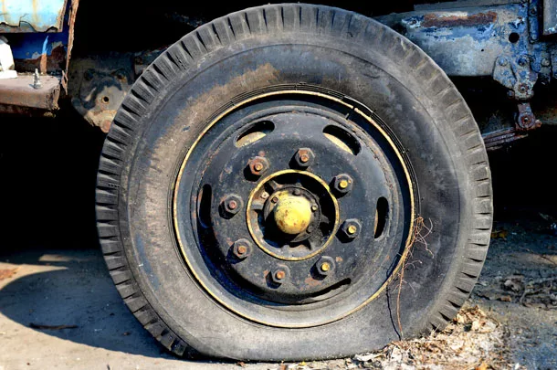 flat tire