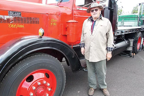 Brad Nelson and his 46 Peterbilt