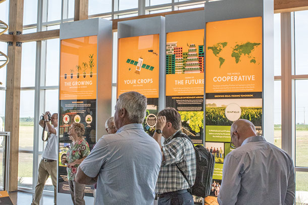 Looking at all the displays