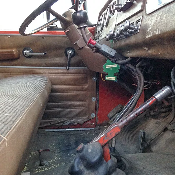 old truck cab