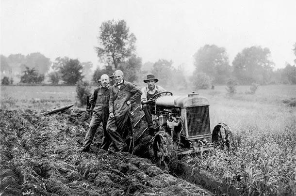 Farming along time ago
