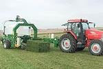 twin-roll bale wrapper