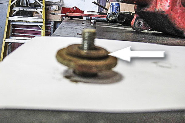 Unpin the knotter frames