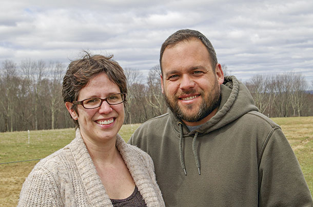 Jennie and Dan Kapszukiewicz started with two grass-finished beef cows