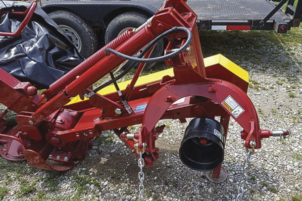 Maybe one hitch pin is lower than the he other