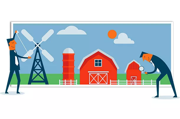 Appraising value of farmground
