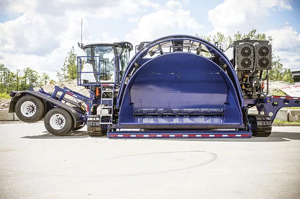 Silage bagger