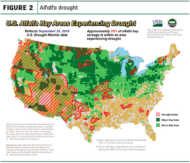alfalfa drought map