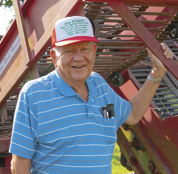 Jim Russell of Russell Hay & Sprig Farm Inc.