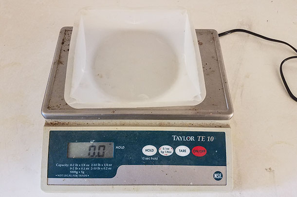Step one: Reset scale