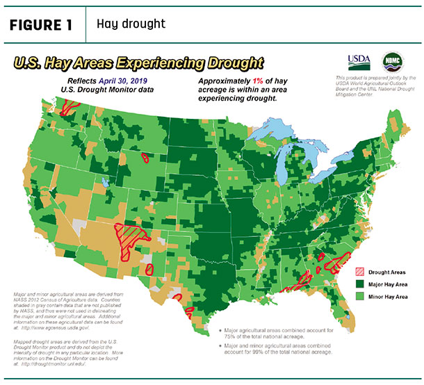 hay drought areas