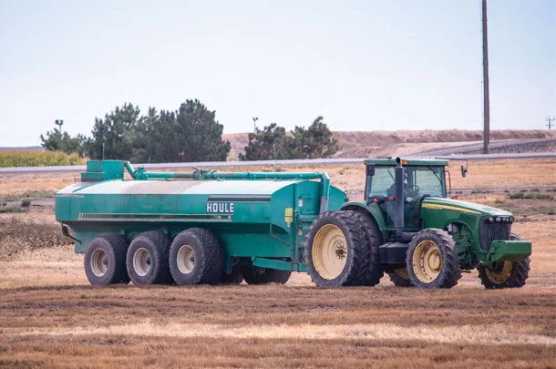 Spreader manure