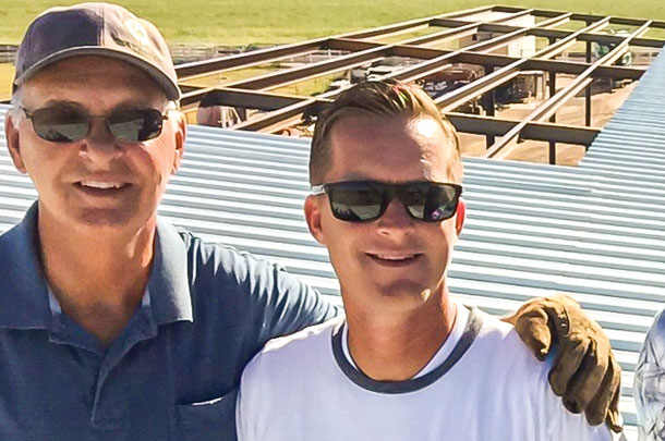 Nate LeSueur and son