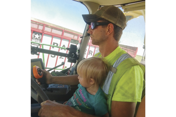 Harvesting is a family affair