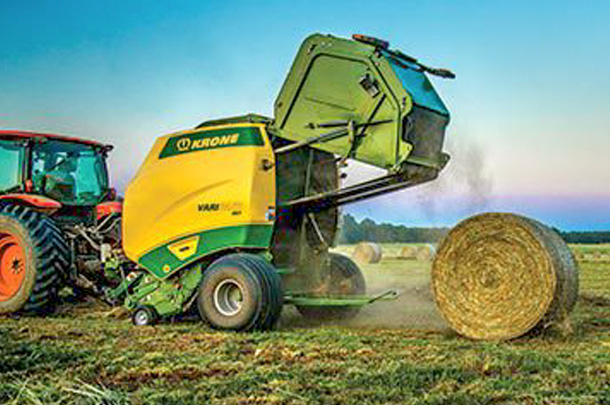 Krone VariPack round baler