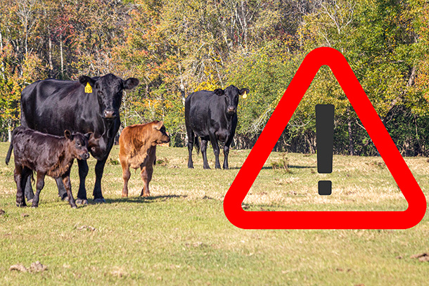 Cattle grazing