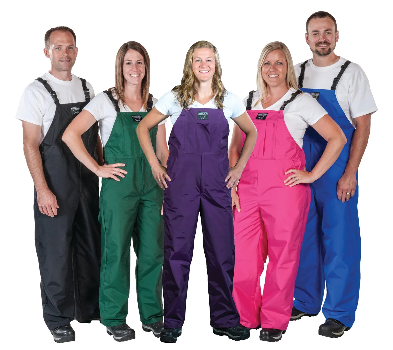 Waterproof bibbed overalls